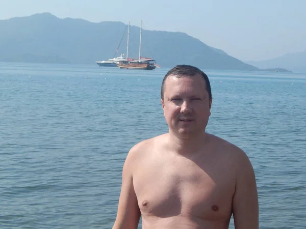 MARMARIS, TURQUIA - JUNHO 10, 2016: Modelo Oleg Prokopenko no n — Fotografia de Stock