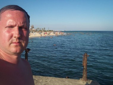 Nabil, Tunus - 21 Haziran 2013: Model Oleg Prokopenko re