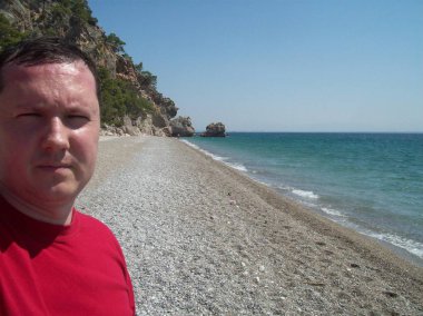 Antalya, Türkiye - 24 Haziran 2013: Model Oleg Prokopenko re