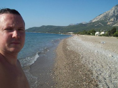 Antalya, Türkiye - 24 Haziran 2013: Model Oleg Prokopenko re