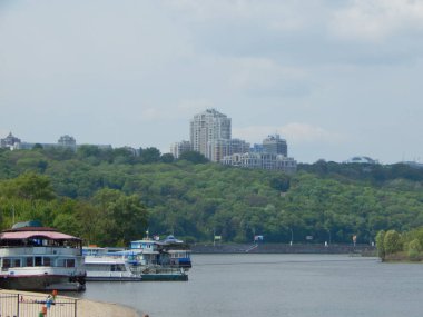 Park Kiev minyatür, Kiev, Ukrayna - 1 Mayıs 2016. Architectur
