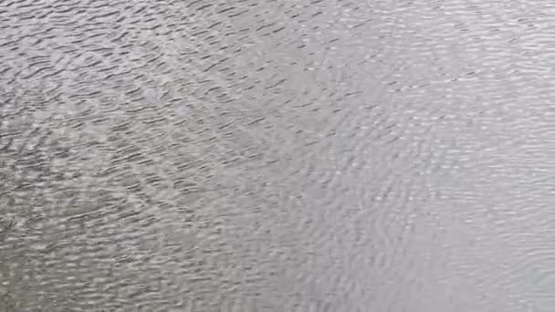 La texture de l'eau est de couleur sombre sur la rivière