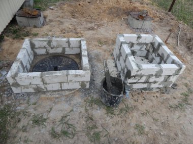 Yapı tuğlaları, iş için taş malzemeler