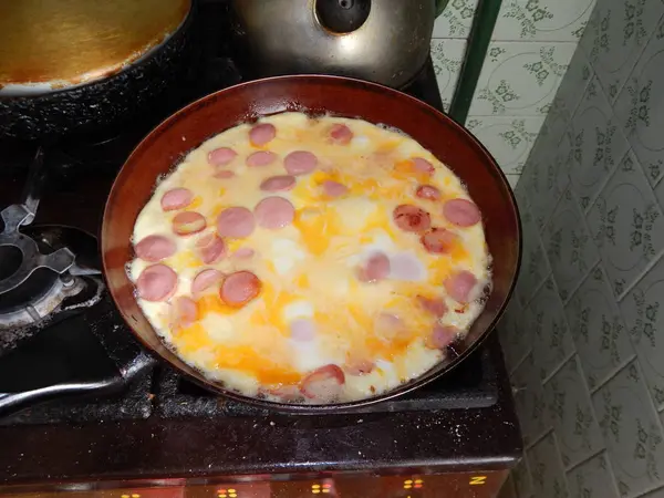 Tradição popular de comida de Páscoa em cozinhar — Fotografia de Stock