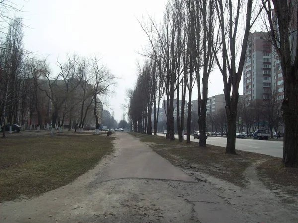 BROVARY, UKRAINE - 2 AVRIL 2011. Les gens dans les rues de la ville — Photo