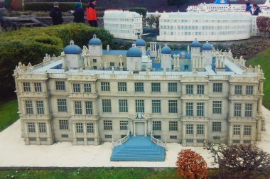 Park Mini-Europe, Brüksel, Belçika - 25 Aralık 2007: Archite