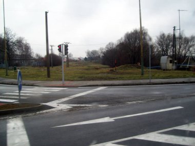 Highway E50, Slovakya - 2 Ocak 2012: Tarihi yerler ve peyzaj