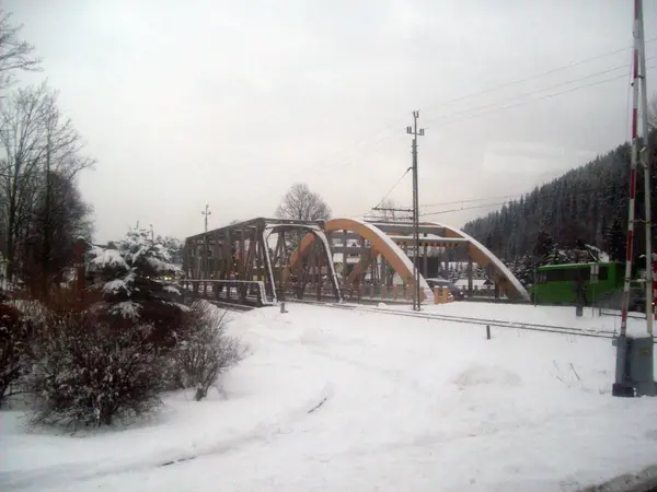 Road, Polen-5 januari 2012: arkitektur, landmärken och mark — Stockfoto