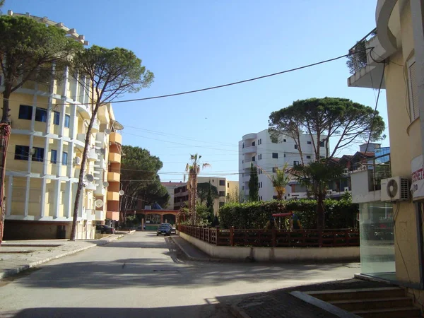 Durres, Albania-25 maja 2017: architektura, krajobraz i natu — Zdjęcie stockowe