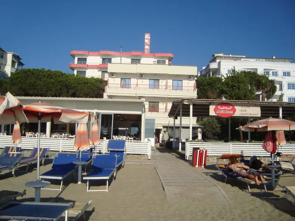 DURRES, ALBANIA - MAY 25, 2017: Architecture, landscape and natu — Stock Photo, Image