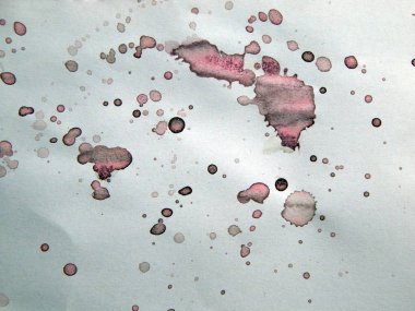 Suluboya çizimler beyaz kağıt arka plan üzerine çizilmiş boyalar