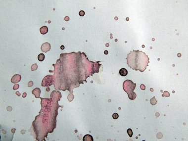 Suluboya çizimler beyaz kağıt arka plan üzerine çizilmiş boyalar