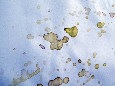 Suluboya çizimler beyaz kağıt arka plan üzerine çizilmiş boyalar