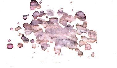 Suluboya çizimler beyaz kağıt arka plan üzerine çizilmiş boyalar