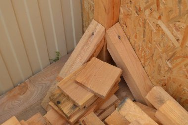 Bir çerçeve ev inşaatı detayları