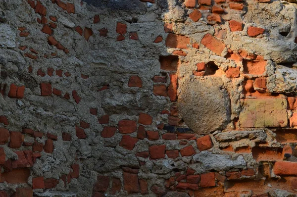 La texture dei muri in pietra e muratura — Foto Stock