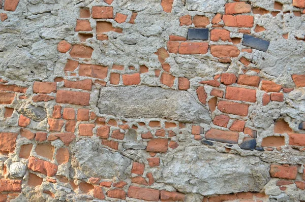 Struktura kamenných a zděných stěn — Stock fotografie