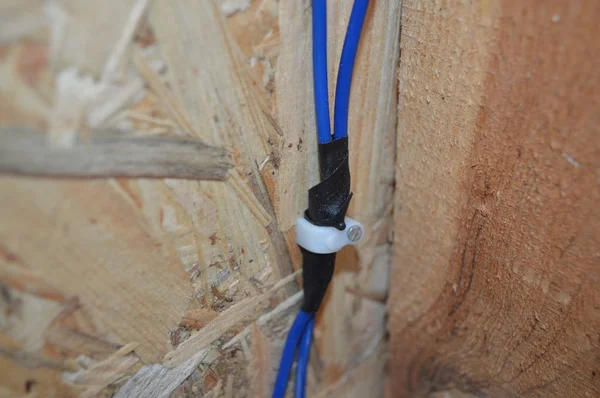 Productos para cableado eléctrico, alambres — Foto de Stock