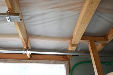 Alçıpan için metal profil montajı