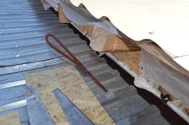 Çatıya ahşap rüzgar montajı