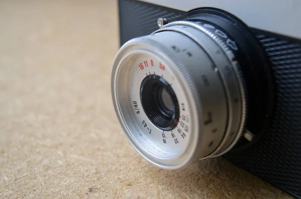 Urządzenia optyczne do aparatu fotograficznego i lunety — Zdjęcie stockowe