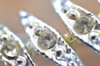 Mücevher ve detaylar yakın çekim dokusu