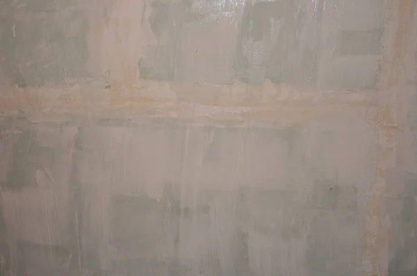 Настенная живопись в интерьере белой краской на водной основе — стоковое фото