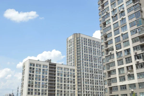 New Residential Buildings Neighborhood Infrastructure Quarter — Stock Photo, Image