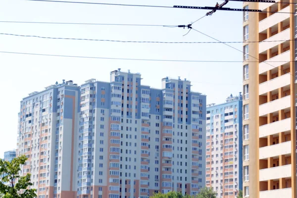 New residential buildings in the neighborhood and the infrastructure of in  quarter