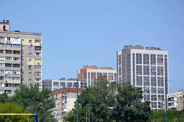 New residential buildings in the neighborhood and the infrastructure of in  quarter