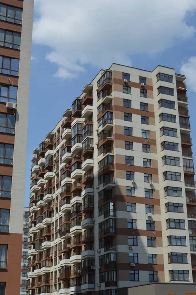 Nieuwe Woongebouwen Buurt Infrastructuur Van Wijk — Stockfoto