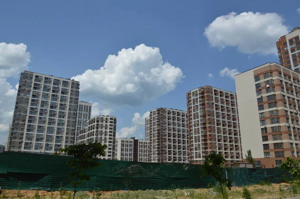 Nuevos Edificios Residenciales Barrio Infraestructura Trimestre — Foto de Stock