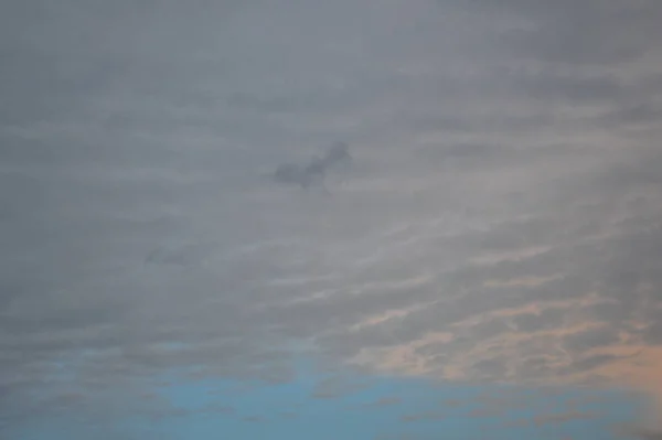 Nuvens Pôr Sol Antes Trovão Chuva — Fotografia de Stock