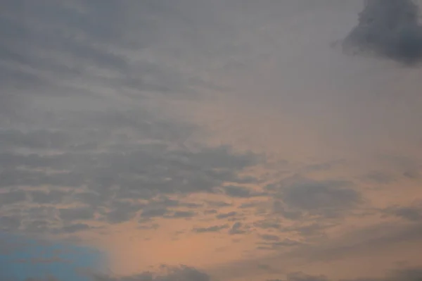 Хмари Заході Сонця Перед Громом Дощем — стокове фото