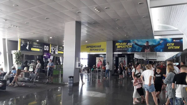 Boryspil Ucrania Julio 2020 Llegada Aeropuerto Internacional Boryspil Salida — Foto de Stock