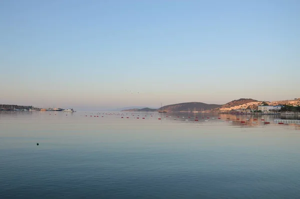 Gumbet Turkish Temmuz 2020 Bodrum Plaj Plaj Panoraması — Stok fotoğraf