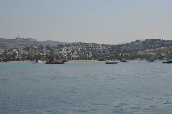 Bodrum Turkish July 2020 Yachts Parked Marina — Stock Photo, Image