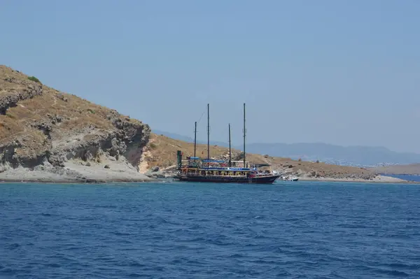 Bodrum Turkish Juli 2020 Jachten Geparkeerd Jachthaven — Stockfoto