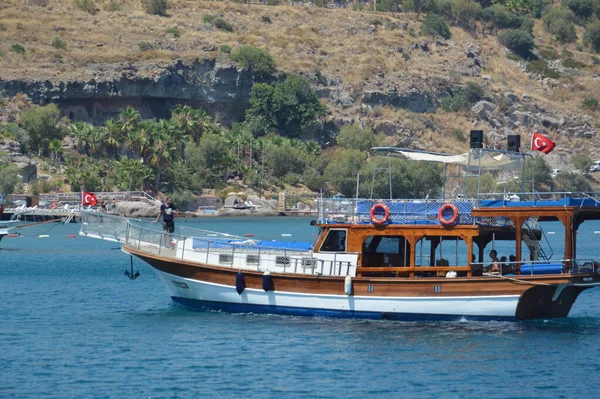 Bodrum Türkischen Juli 2020 Yachten Parken Der Marina — Stockfoto