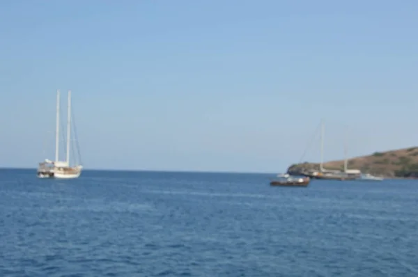 Bodrum Türkischen Juli 2020 Yachten Parken Der Marina — Stockfoto