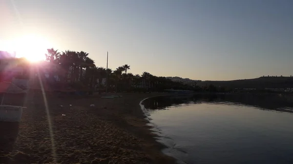 Gumbet Bodrum Egeiska Havet Och Stranden Panorama — Stockfoto