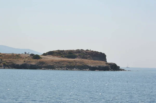 トルコのエーゲ海 山と海岸のパノラマ — ストック写真