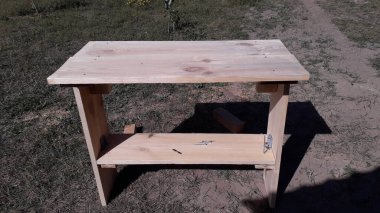 Kerestelerden kendi ellerinle bir tablo oluşturma süreci.