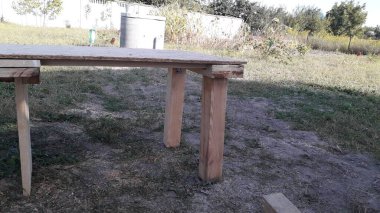 Ranzayı kendi ellerinle kerestelerden yapma işlemi.