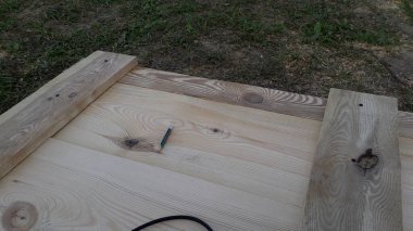 Ranzayı kendi ellerinle kerestelerden yapma işlemi.