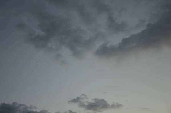 Nubes Lluvia Coloridas Atardecer — Foto de Stock