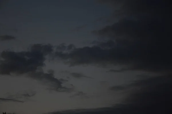 Nuvens Coloridas Chuva Pôr Sol — Fotografia de Stock