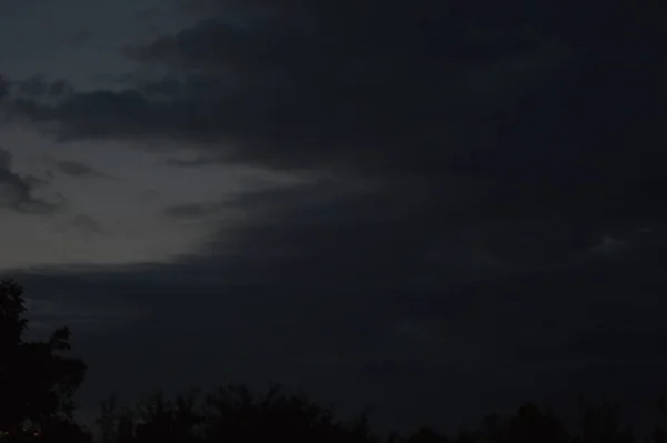 Nuvens Coloridas Chuva Pôr Sol — Fotografia de Stock