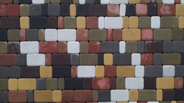 Sokak kaldırım yolları ve alanlar için döşeme desenleri