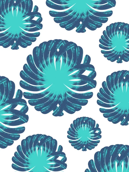 flower background of turquoise flowers